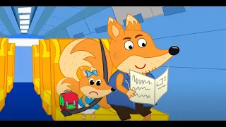 Fox Family Playing Professiones with Toys - amazing adventures cartoon for kids #1398