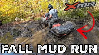 Awesome Fall Mud Ride! Can-Am Outlander 1000R XMR