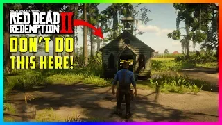 DON'T Do This At The Tiny Church In Red Dead Redemption 2 Or Something SPOOKY Will Happen! (RDR2)