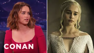 Emilia Clarke Wants More Male Nudity On "Game Of Thrones" | CONAN on TBS