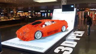 3D PEN CREATING 3D LAMBORGHINI CAR MODEL (PART 1)