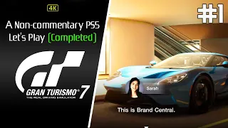 Gran Turismo 7 [4K] Let's Play, No commentary #1 [PS5]