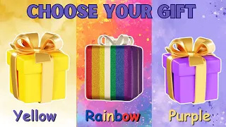 Choose your gift 🎁 🌈🌺🎁 #3giftbox #pickonekickone #wouldyourather #chooseyourgift