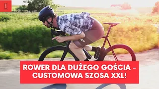 Rower dla DUŻEGO GOŚCIA - stalowa Karamba na 193 cm wzrostu i 130 kilometrów do Ciężkowic