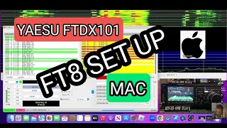 YAESU FTDX101 - FT8 ,SET UP - ALSO USING MAC PC