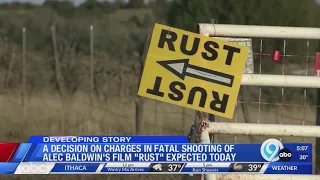 Decision on charges in deadly shooting of Alec Baldwin's film "Rust" expected today