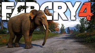 Far Cry 4 Solo Adventures - Bad Driver, Noob Tubes, RIP Elephant, Flamethrower (Funtage)