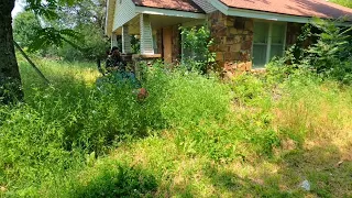 YOU WONT BELIEVE WHO OWNS this EXTREMELY OVERGROWN property! / FREE LAWN MAKEOVER