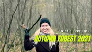 Iphone 13 Pro Cinematic Mode HDR - Autumn Forest 2021