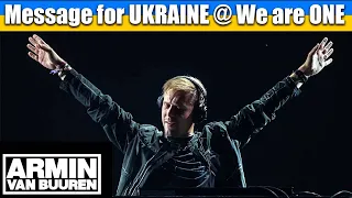 Armin Van Buuren OPENING @ We are ONE 2022 | Message for Russia - Ukraine War