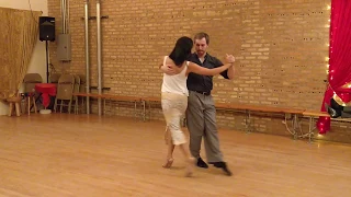 Argentine Tango Class: Mingo Pugliese Enrosque on 4 with Adam and Jesica