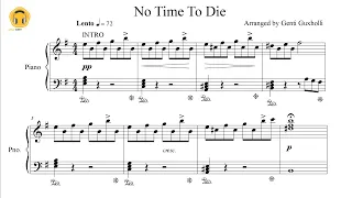 No Time To Die by Billie Eilish (Piano Solo/Sheets)