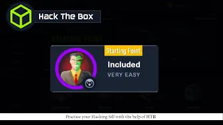 #16 Included - Starting Point - Hack The Box || Complete Walkthrough