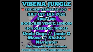 DJ Uncle Dugs B2B Bryan G with MC Det at Vibena Jungle New Years Day Lick 2022