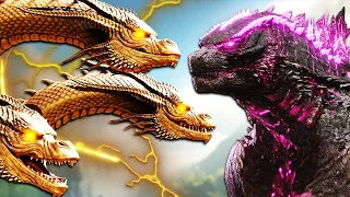 Evolved Godzilla vs Godzilla Villains! (Ark Survival Evolved)