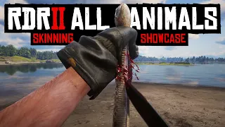 SKINNING & CAPTURING ALL ANIMALS in RDR2 (First Person)