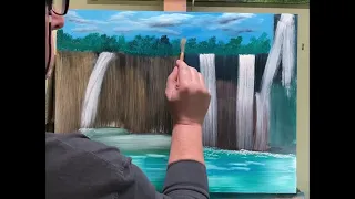 Oil Painting Video;  Time Lapse;  Landscape Painting Video