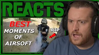 Royal Marine Reacts To BEST/WORST of AIRSOFT! Fails, Fights, Cheaters and Epic Moments!