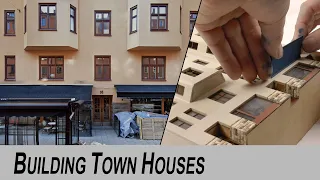 Scratch building miniature town houses