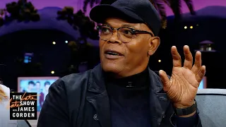 Former Cheerleader Samuel L. Jackson Has a Cheer for James