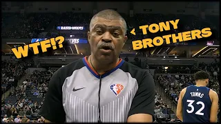 Tony Brothers is a Corrupt and Dirty NBA Referee vs the Raptors