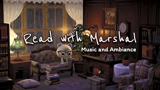📚𝐑𝐞𝐚𝐝 𝐰𝐢𝐭𝐡 𝐌𝐚𝐫𝐬𝐡𝐚𝐥🐿️  Soft Piano Music, Thunderstorm, Fireplace, Animal Crossing Music and Ambiance