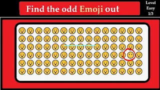 Find the ODD One Out | Emoji Quiz | Easy, Medium, Hard, Impossible in 16 Seconds? #01