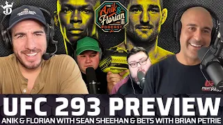 UFC 293 Preview, Bets for Adesanya v. Strickland, Sean Sheehan on McGregor | Anik & Florian EP. 435