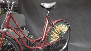Дамский велосипед из 50-х ХВЗ в-22. Обзор после реставрации.