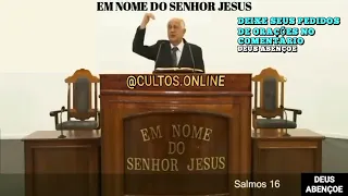 SANTO CULTO A DEUS (VÍDEO) - DOM - 08/10/2023 - 7:30hs - SALMOS - CAP. 16