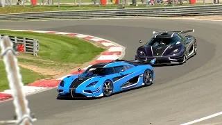 $11Million in KOENIGSEGGS RACE head to head on the track!