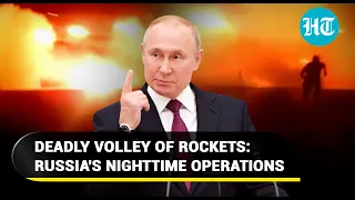 Ukraine fighters put to death by Putin's men; Hail of rockets lights up night sky in war zone