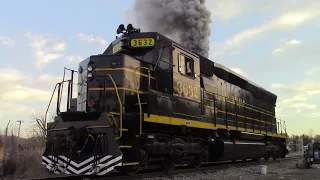 Seaboard Coast Line EMD SD45 Cold Start and Light Engine Move