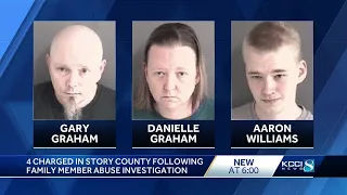 4 charged with abuse of family member