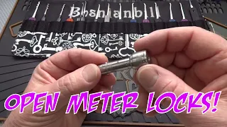 (785) Power Company Meter Locks - How to Pick Them Open!