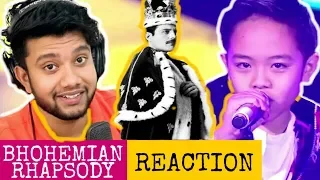 "SINGER" REACTS TO DEVEN - BOHEMIAN RHAPSODY (queen) - Indonesian Idol Junior 2018 | KID GOT FUTURE