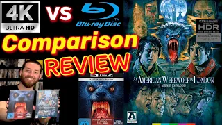 An American Werewolf In London 4K UHD Blu Ray Review Limited Edition Arrow Video Unboxing Comparison