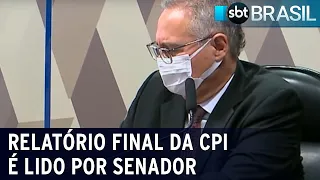 Renan Calheiros remove dois crimes de Bolsonaro do relatório da CPI | SBT Brasil (20/10/21)