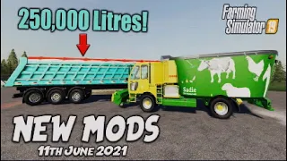 FS19 | NEW MODS | 250,000 Litre trailer! (Review) Farming Simulator 19 | 11th June 2021.