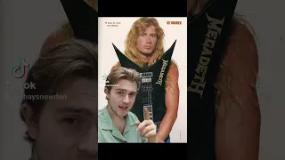 Dave Mustaine's 80s Hair #davemustaine #megadeth #megadethcover #80s #80shair #80smusic #shorts