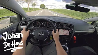 VW Golf Variant 1.4 TGI CNG 110 hp POV test drive