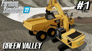 FS 22🚧 Excavation and loading🚧 (The Green Valley Map) EP 1   @slgka