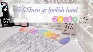 Beautiful jelly gel polish fom Shein and Aliexpress | Gel haul | Nail supply