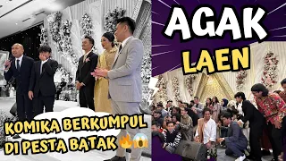 AGAK LAEN, KOMIKA BERKUMPUL JOGET MEDLEY DI PESTA BATAK