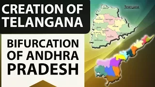 Creation of Telangana, Bifurcation of Andhra Pradesh - APPSC TSPSC - AP Reorganisation Act, 2014