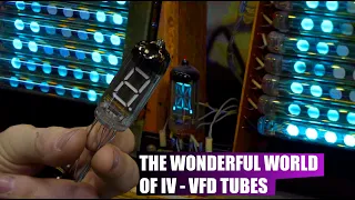 Different IV VFD Vacuum Tube Display Tubes From The Soviet Era
