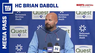 Brian Daboll: "The rookies are learning" | New York Giants