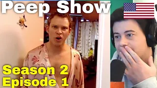 American Reacts Peep Show season 2 episode 1