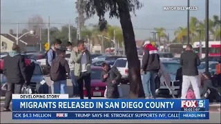 Migrants released in San Diego County