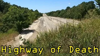 Infamous Abandoned Highway to Nowhere (I-44 at Tulsa, Oklahoma)